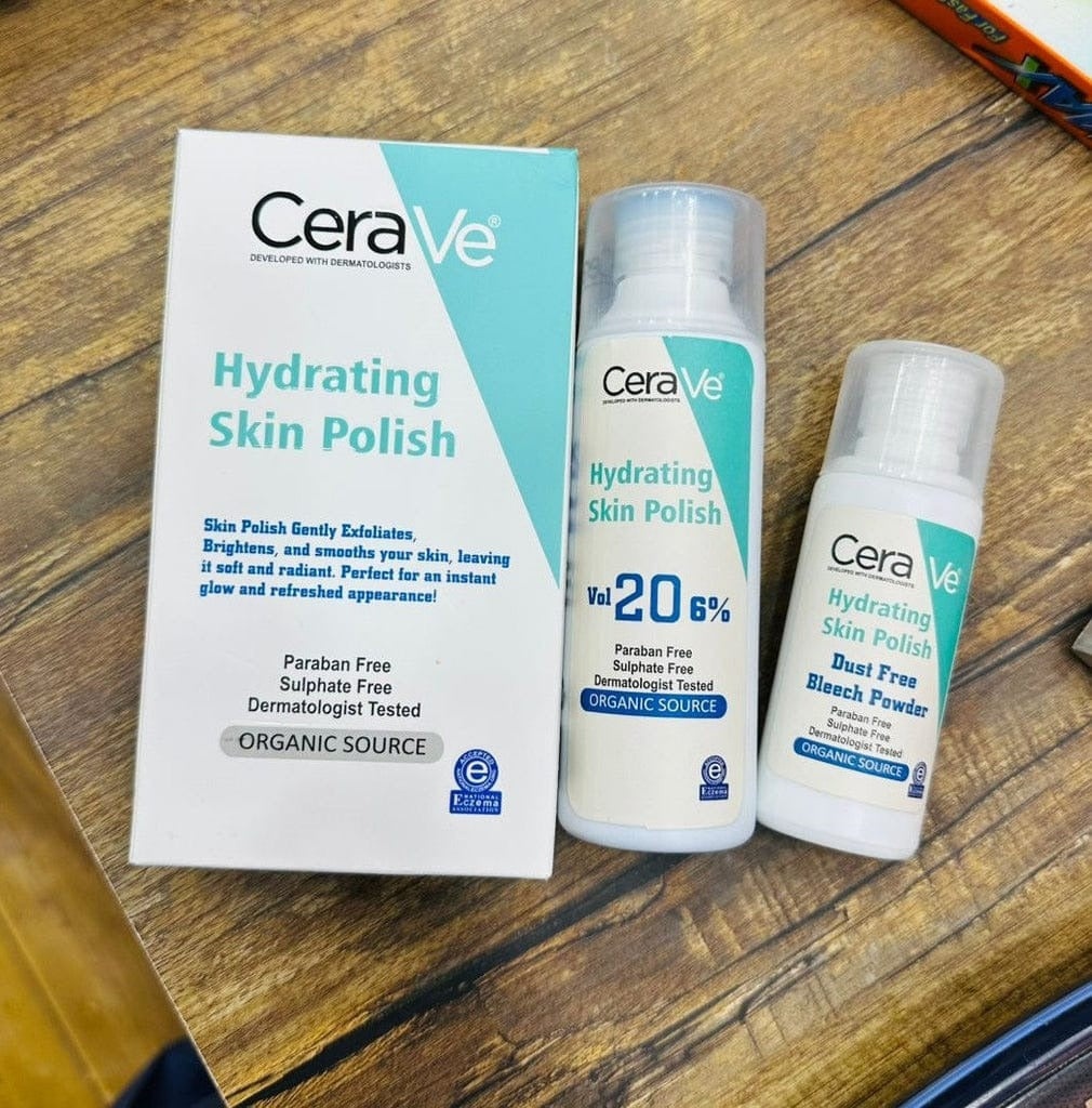CeraVe Hydrating Skin Polish applied on skin – smooth and radiant results