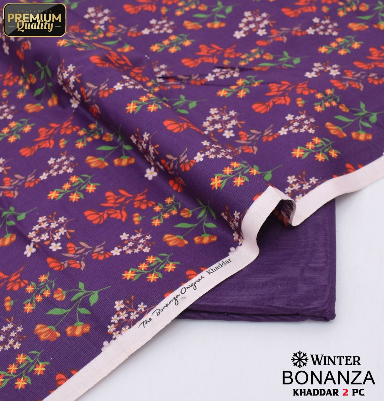 Khaddar 2pcs suit | purple color | Bonanza's Winter Collection