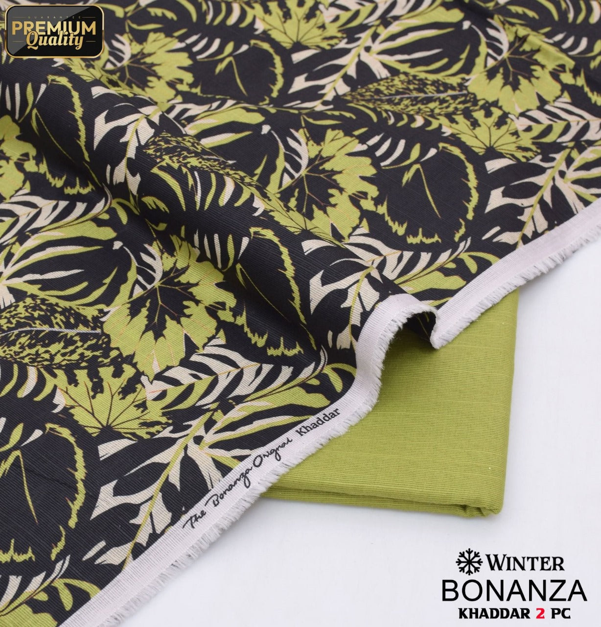 Khaddar 2pcs winter collection by Bonanza -Light green color