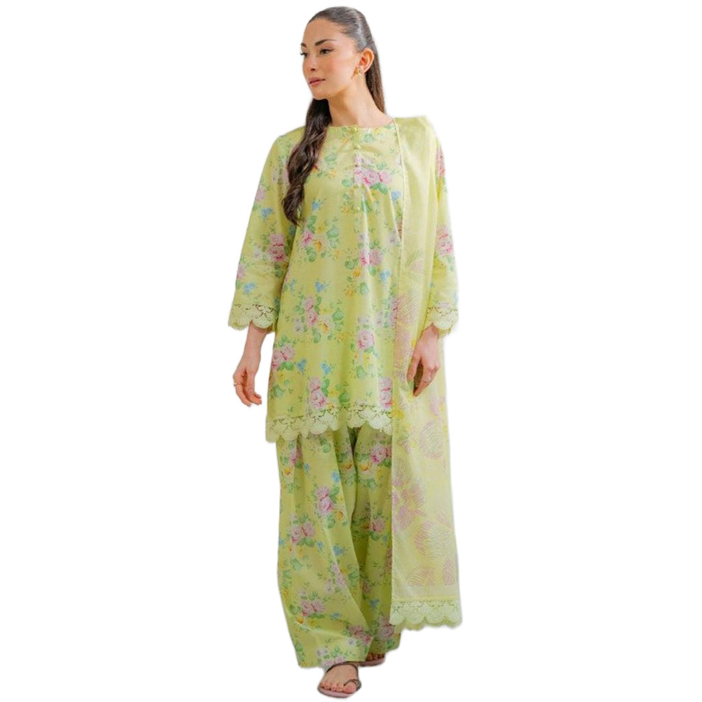 Ego Viscose 3-Piece Unstitched Suit – Digital Printed Winter Collection 2025