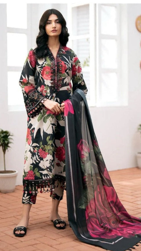 Pink BAROQUE Dhanak 3-Piece Suit – Winter Collection
