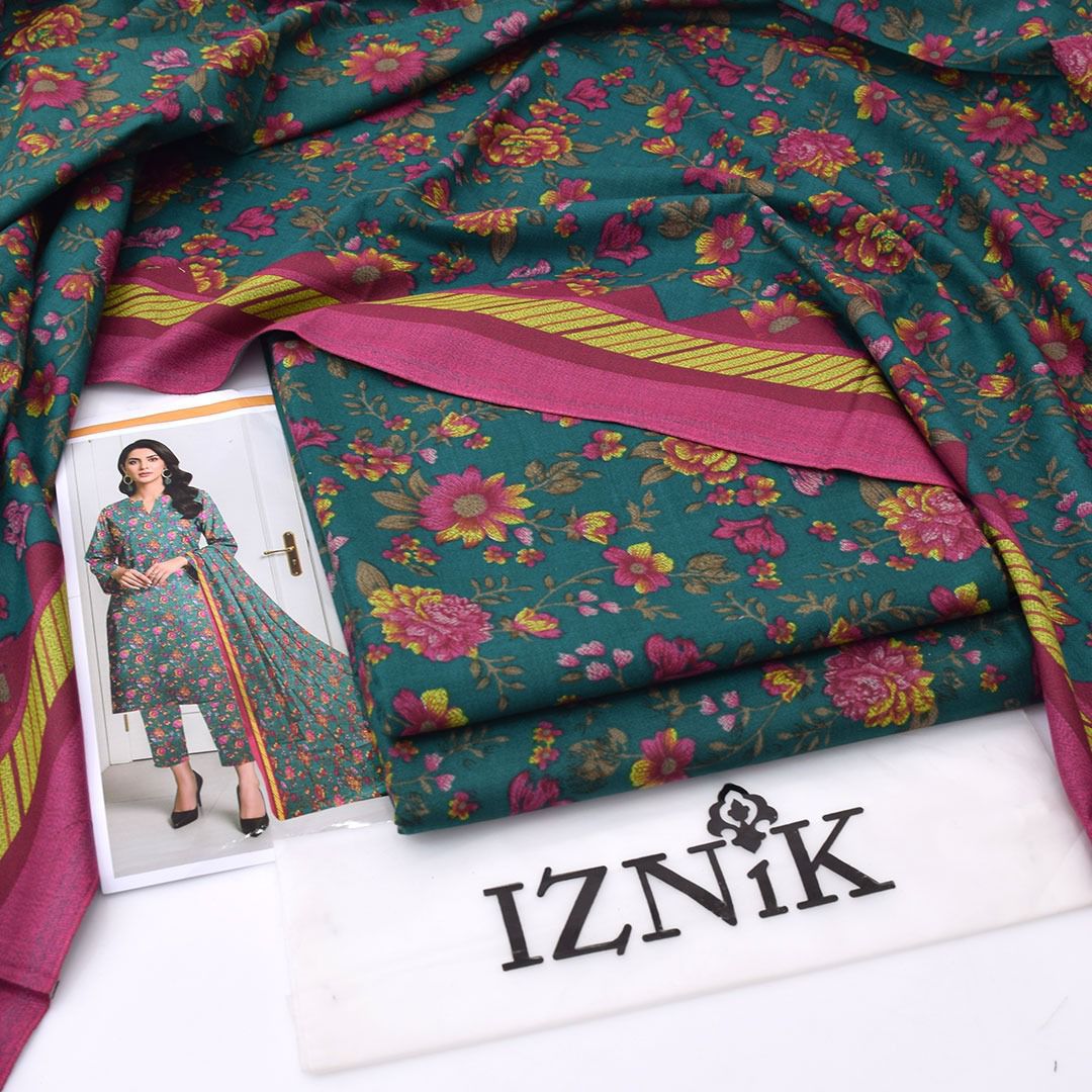 Zinc IZNiK Dhanak 3-Piece Suit | Winter Collection