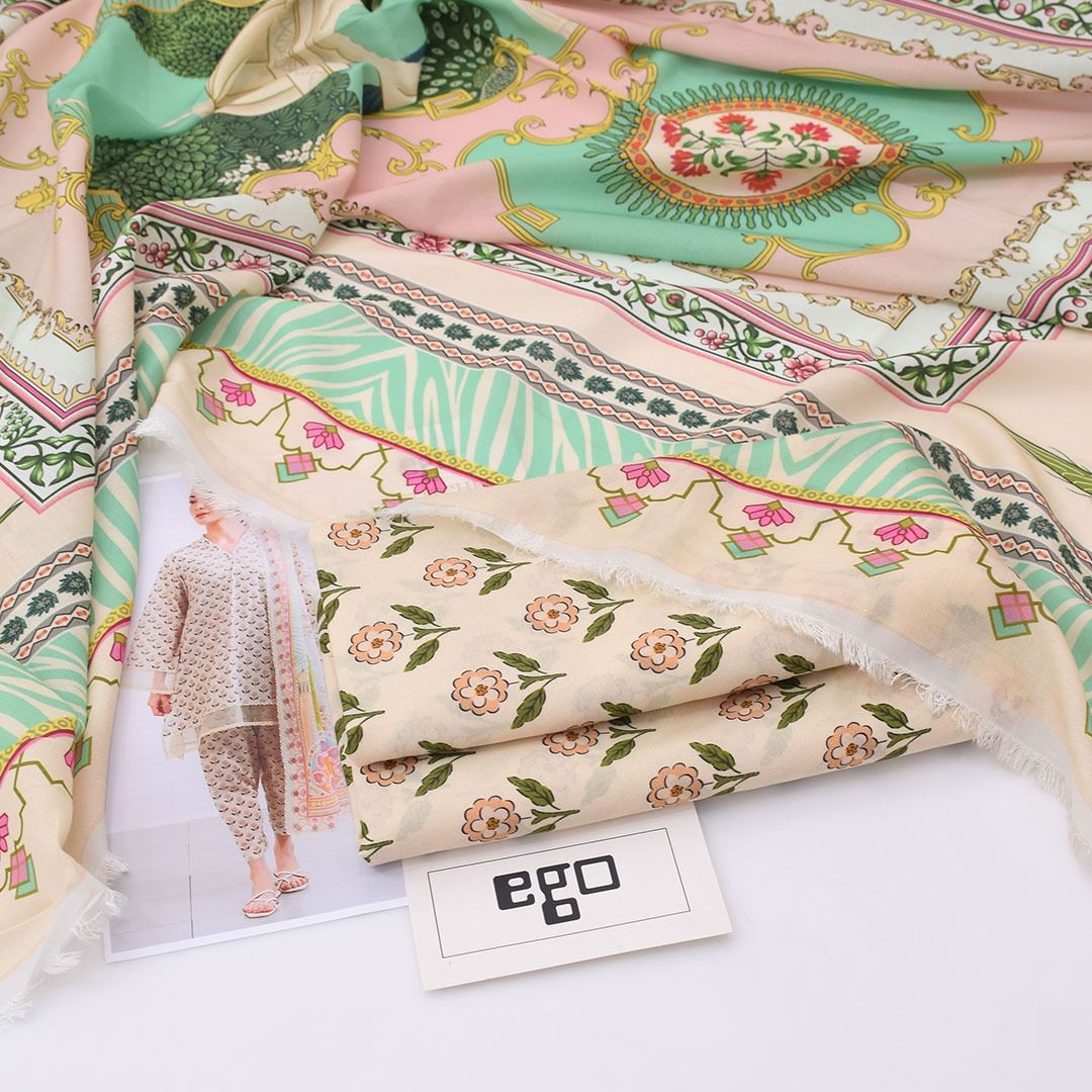 Ego Viscose 3-Piece Unstitched Suit – Digital Printed Winter Collection 2025