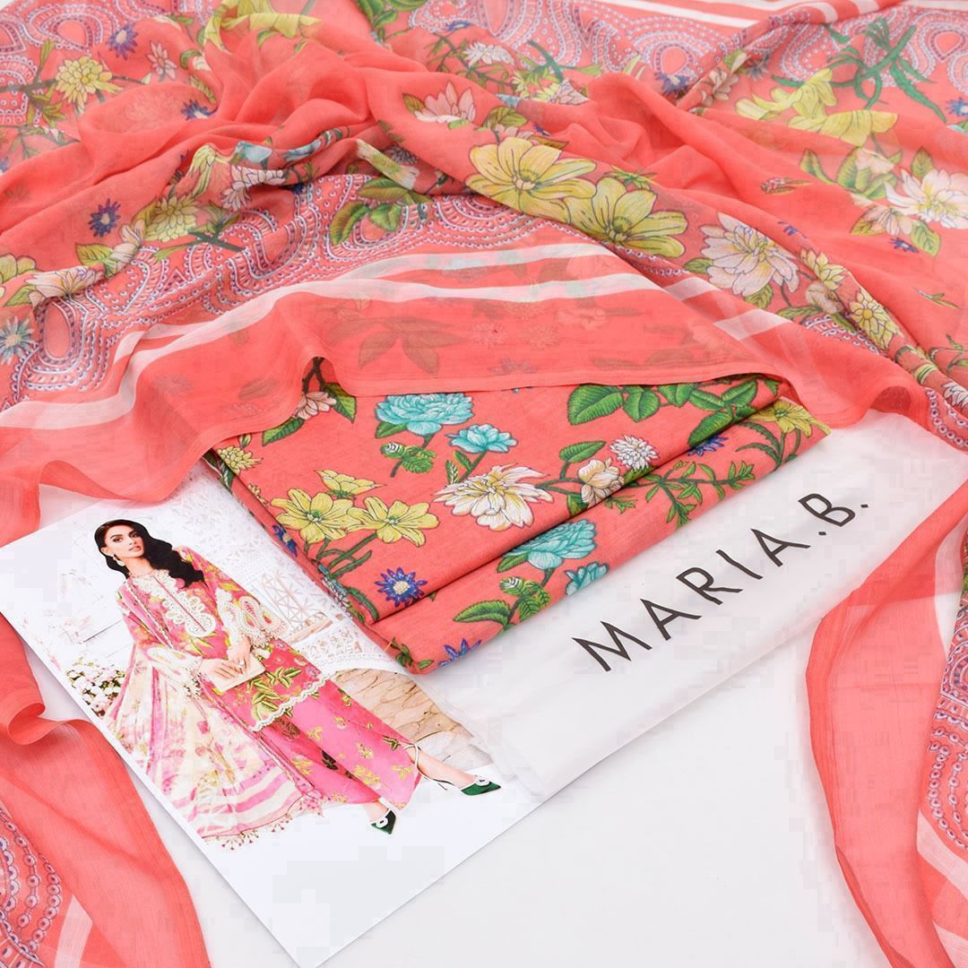 Baby Pink | Maria.B | Premium Lawn Suit 3pc
