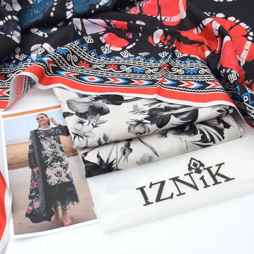 Black & beige khaddar 2 pcs | Iznik | Winter collection