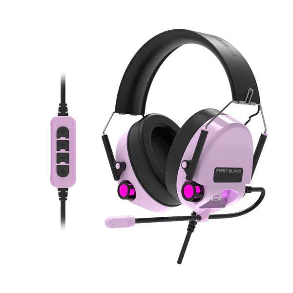 Ajazz FirstBlood H-10 Gaming Headset – 7.1 Surround Sound, RGB Lights, Noise-Cancelling Mic