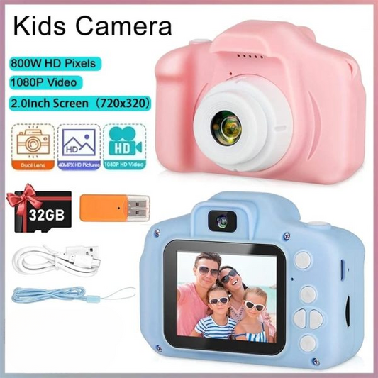 Children Mini Digital Camera – Kids Camera with Video Recording, 12MP,