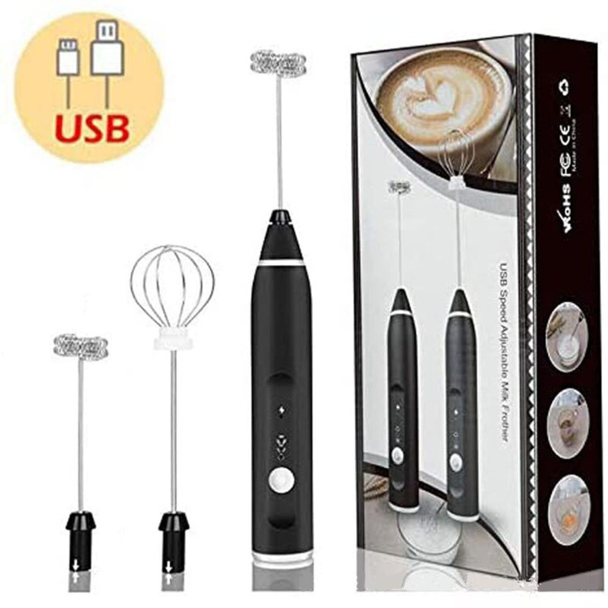 2-in-1 Rechargeable Milk Frother Wand