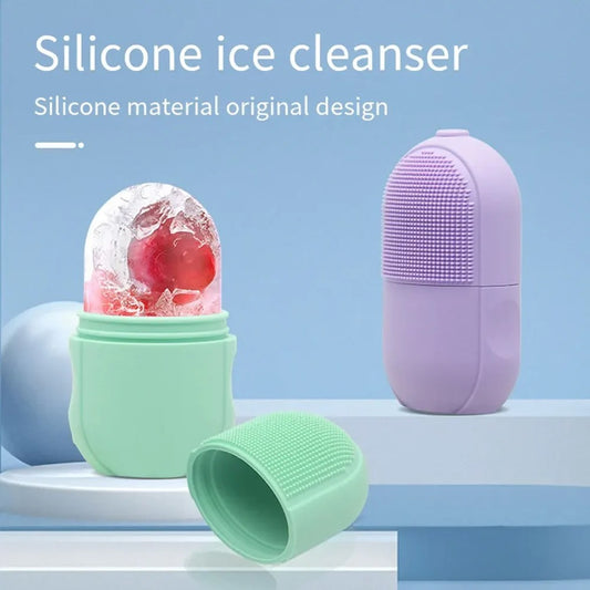 Ice Roller Face Massager with Cleansing Lattice