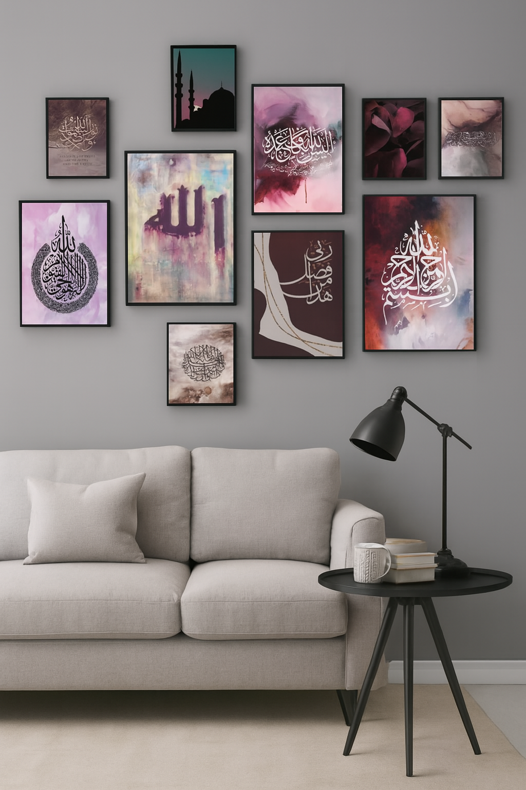 Wooden Photo Frame Set – 10 Pcs Assorted Sizes | Wall & Table Décor, Gallery Wall Frames