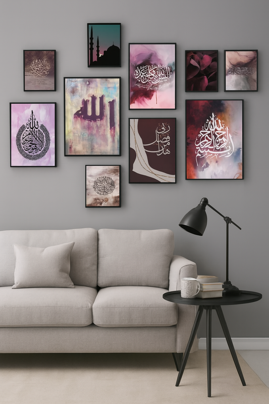 Wooden Photo Frame Set – 10 Pcs Assorted Sizes | Wall & Table Décor, Gallery Wall Frames