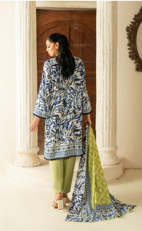 Summer collection | 3pcs suit | Salina | Blue and white