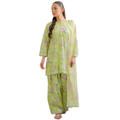 Ego Viscose 3-Piece Unstitched Suit – Digital Printed Winter Collection 2025