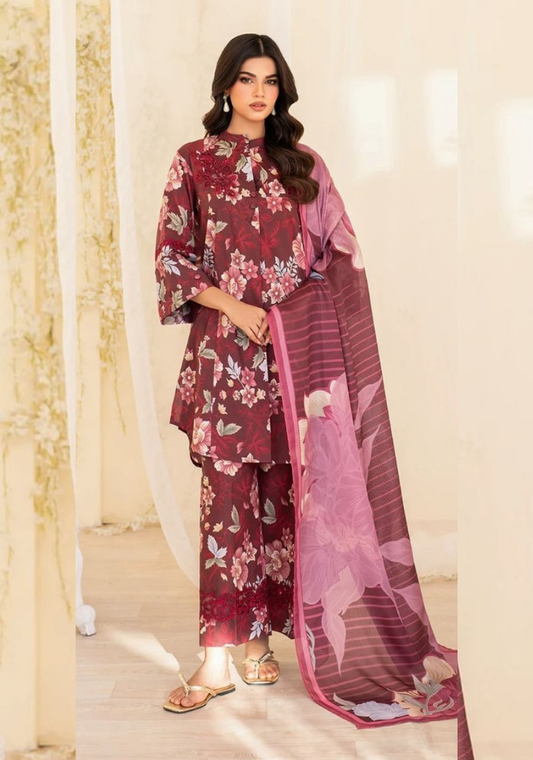 Iznik Black & Beige Khaddar 2-Piece | Winter Collection 2025