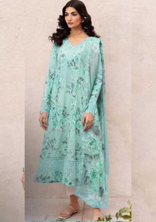 Iznik 3pcs khaddar collection | Turquoise