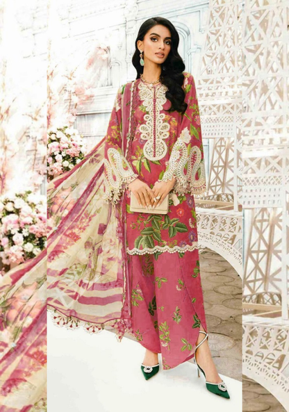 Baby Pink | Maria.B | Premium Lawn Suit 3pc