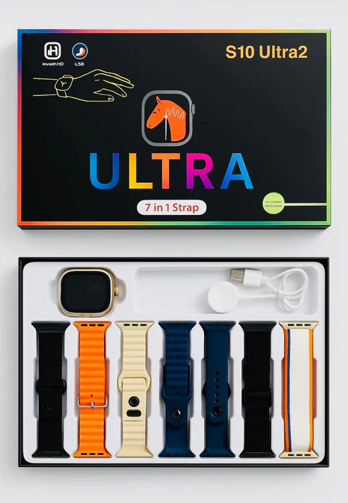 S10 Ultra 2 Smartwatch – 7-in-1 Strap Edition