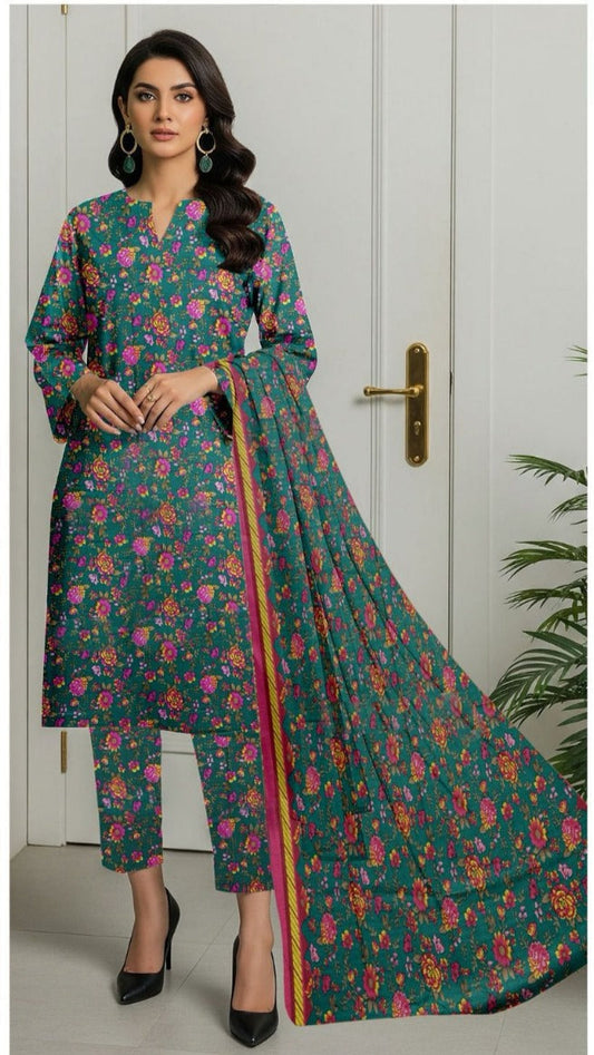 Zinc IZNiK Dhanak 3-Piece Suit | Winter Collection
