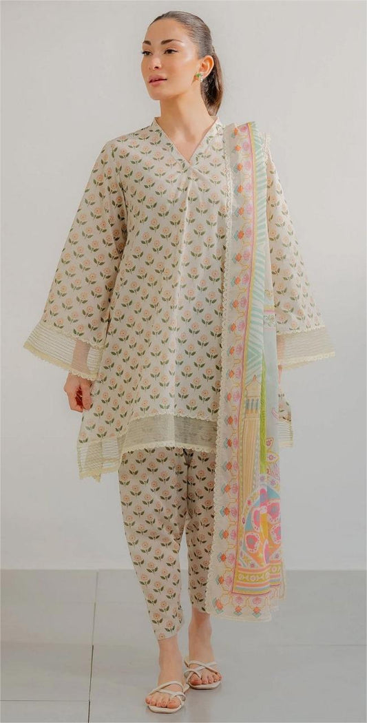 Ego Viscose 3-Piece Unstitched Suit – Digital Printed Winter Collection 2025