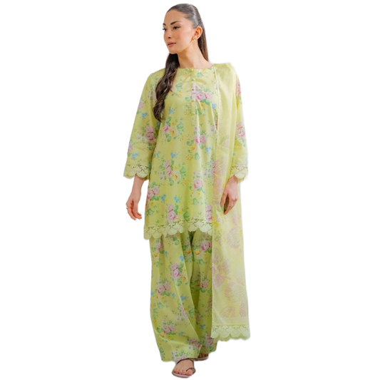 Ego Viscose 3-Piece Unstitched Suit – Digital Printed Winter Collection 2025