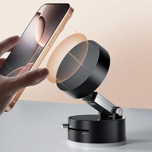 360° Magnetic Phone Holder – Strong Suction Mount for Car, Desk & Tabletop