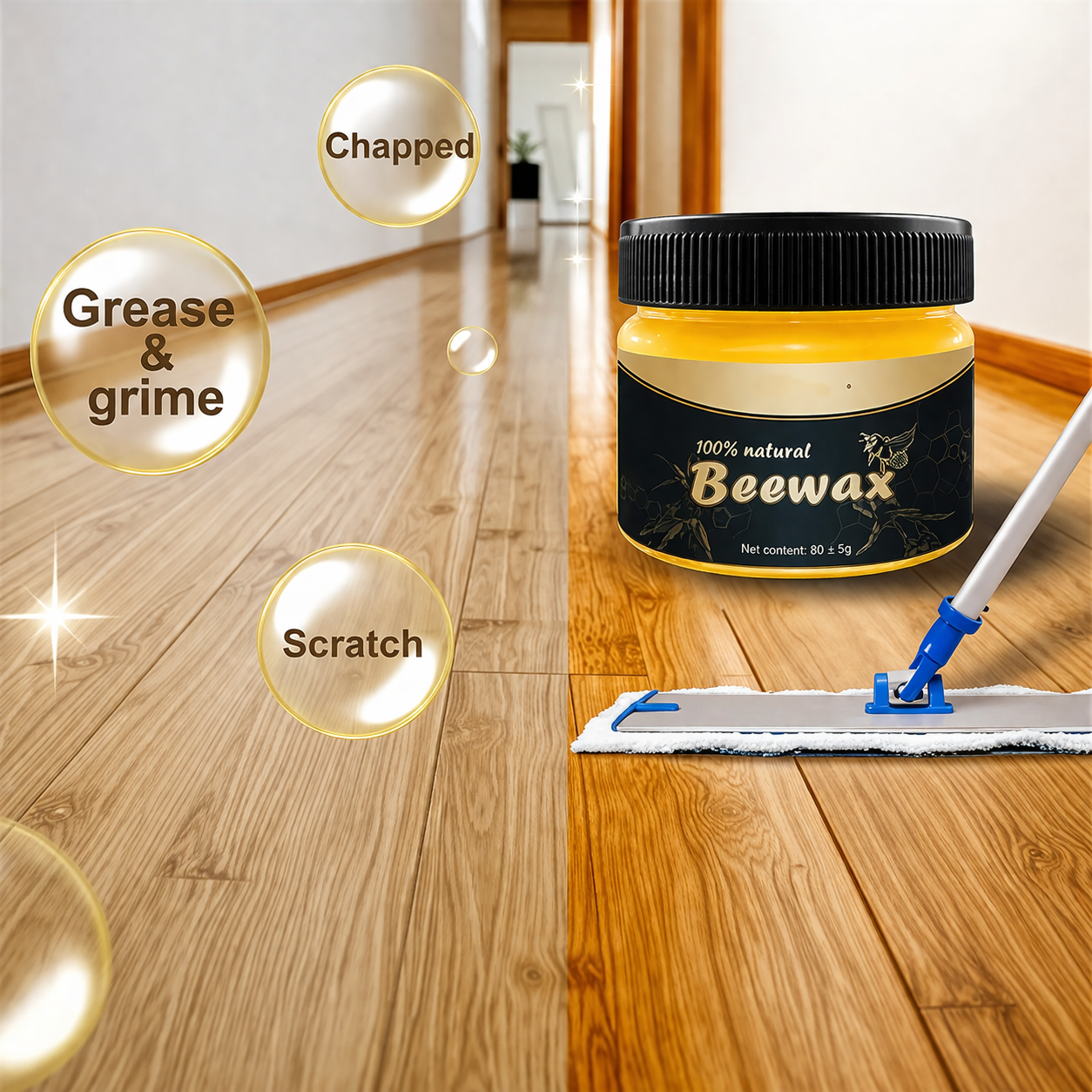 Heirloom Care Natural Beeswax Nourish & Polish