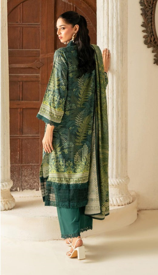 3pcs suit of Salina's summer collection | Dark forest green