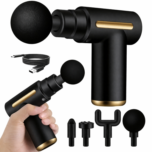 Portable Mini Massage Gun – Deep Tissue Muscle Relaxation Device