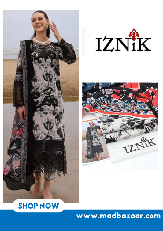 Black & beige khaddar 2 pcs | Iznik | Winter collection