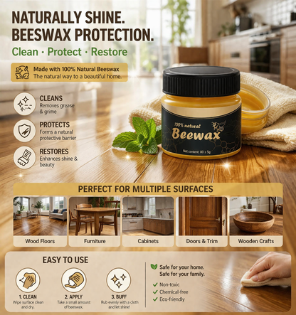 Heirloom Care Natural Beeswax Nourish & Polish