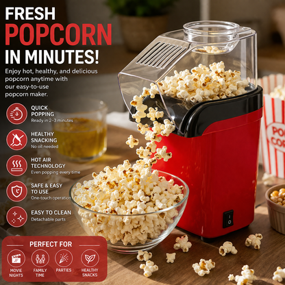 Tinted Heaven Elite Mini Hot-Air Popcorn Maker