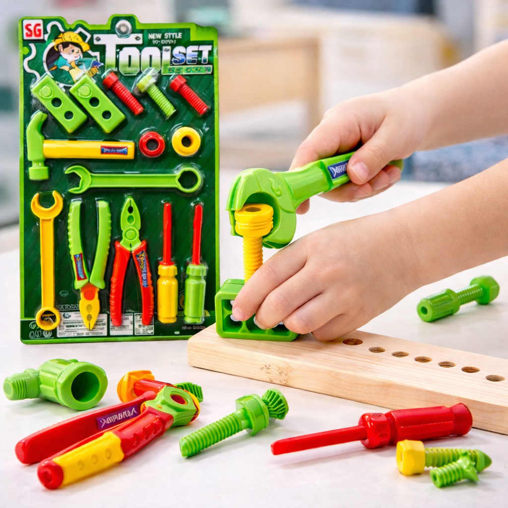 Kids Toy Tool Set (7PCS / 13PCS) – Educational DIY Repair Kit for Children (Safe & Fun Learning Tools)