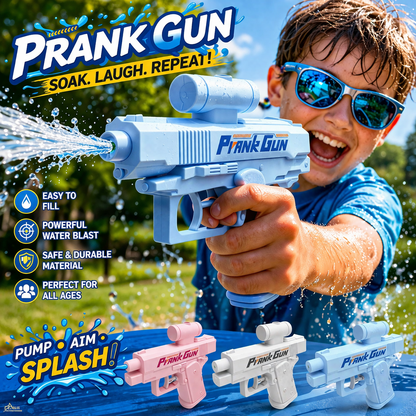 Prank Gun Mini Water Blaster Toy – Portable Summer Splash Fun for Kids & Adults