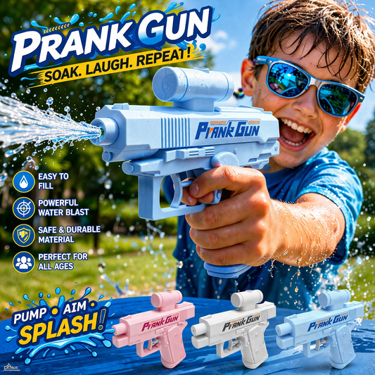 Prank Gun Mini Water Blaster Toy – Portable Summer Splash Fun for Kids & Adults