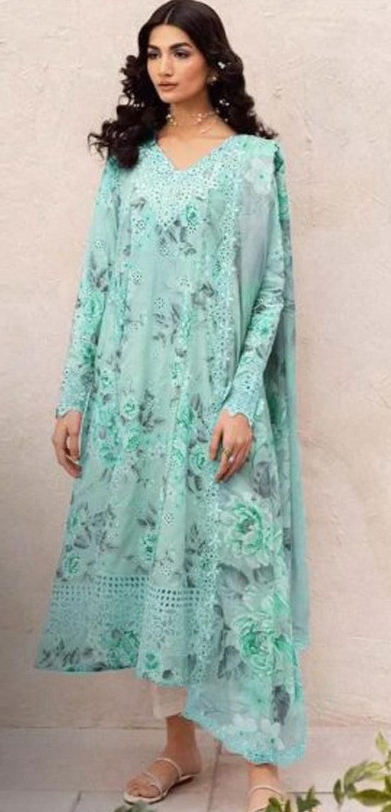 Iznik 3pcs khaddar collection | Turquoise