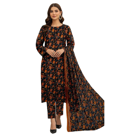 Black  IZNiK 3-Piece Suit | Seasonal Winter Wear