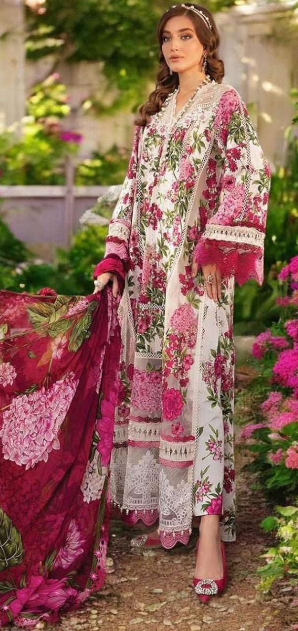 Floral pattern | Maria.B khaddar 3pcs collection